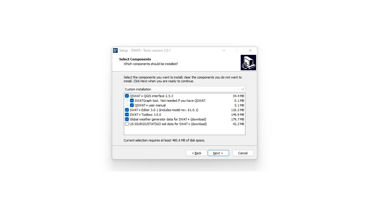 Installing SWAT+ Toolbox 1